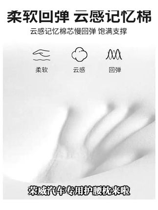 荣威汽车头枕护颈腰靠