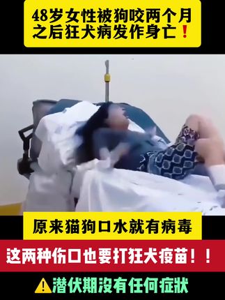 #被猫抓了会得狂犬病吗 #被狗咬了怎么办 #狂犬病死亡率