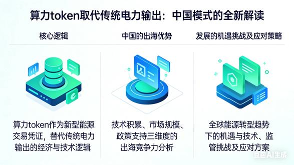 算力 Token:中国能源出海新航道 #算力Token #中国能源出海新航道 #电转算力 #Token经济 @抖音创作小助手