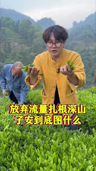 放弃流量扎根深山,子安到底图什么 #子安 #子安的父亲 #子安环球故事#子安的茶