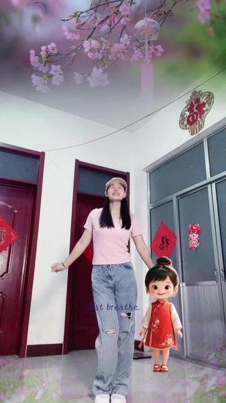 前面有个小美女她是谁的妞~ #简单易学舞蹈 #广场舞