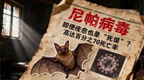 致死率超7成,还能藏45天? 两分钟,了解关键事实,科学应对,不恐慌。#尼帕病毒 #公共卫生 #健康科普 #科学防护