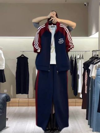 #秋季新款 #时尚休闲套装 #面料柔软舒适 #不挑年龄不挑身材 #谁穿谁好看