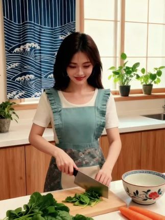 围裙厨房家用2025新款女做饭高级感年轻款上班专用年轻人免