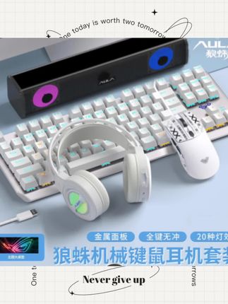 狼蛛3087键鼠套装电竞键盘游戏键盘电脑通用键盘鼠标套装#好物推荐🔥