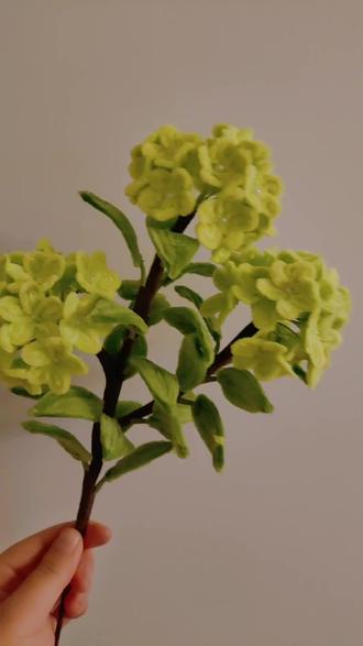 中华木绣球教程 简单的中华木绣球教程#绣球花 #手工 #扭扭棒