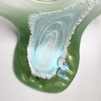 孔雀绿好看吗#讲故事#史莱姆#解压#一般人不告诉他 #有趣的知识又增长了