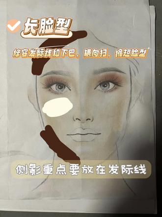 圆脸/长脸/方脸,修容打不对显脸大!化妆师教你3种画法#修容 #化妆教程 #脸型修饰 #新手化妆教程