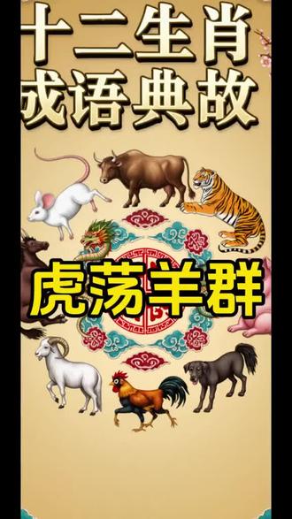 十二生肖成语典故(羊)虎荡羊群