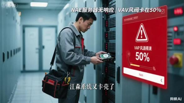 《江森Metasys系统的“致命短板”:NAE一崩,整栋楼空调全瘫痪?》
内容简述:
视频聚焦江森Metasys系统的核心痛点——程序高度依赖NAE/NCE中央服务器,一旦服务器故障,从VAV风阀到水泵的所有设备都会因“收不到指令”陷入瘫痪,对比霍尼韦尔“程序分散在DDC本地”的设计,凸显江森“牵一发动全身”的隐患。通过实测数据(如指令延迟5秒、NAE故障致VAV失控多花8万电费)和故障案例,拆解FEC控制器依赖NAE、通讯链路易出问题等具体问题,并给出应急处理与预防方案,帮工程人避坑。
#用江森自控的酒店,空调总比体感早3℃反应——是黑科技还是bug#智能化弱电工程 #江森自控 #NAE #创作者扶持计划