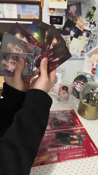 好幸运!!一下抽到6张闪卡#鹿晗 #福鹿家