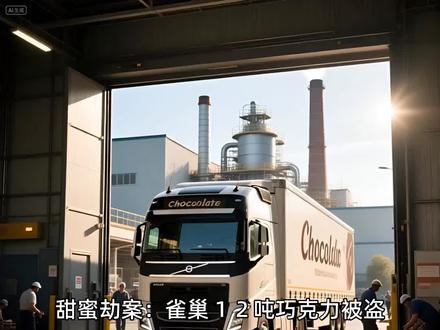 #今日热点爆料话题 #创作者中心 #创作灵感 甜蜜劫案:雀巢12吨巧克力被盗