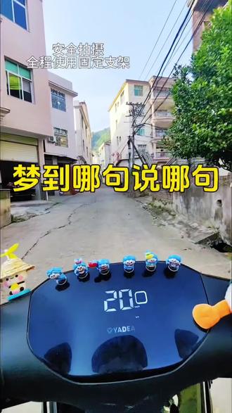 梦到哪句说哪句#电动骑行vlog #乡镇骑行记录 #乡镇 #内容过于真实 #说唱