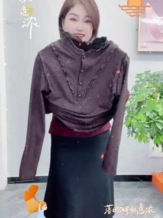 #时尚洋气百搭 #面料柔软舒适保暖 #爆款小衫 #大码女装