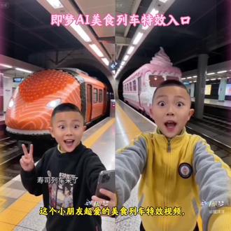小朋友🧒小朋友👧都喜欢的列车,美食列车ai教程,手机也能做美食列车ai,美食列车ai视频,美食列车ai制作,美食列车ai视频素材,美食列车ai创作视频,美食列车,列车ai视频,美食列车ai怎么玩,今天开进来的是什么什么车ai,美食列车ai定制,手机制作,ai教程,ai特效,拍同款,ai口令,ai指令西瓜列车,宠物列车#即梦AI#AI分身戏精大赛#我的AI分身杀疯了#Seedance2