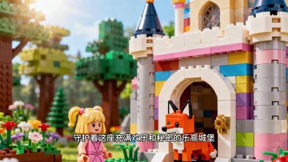 《森林乐高城堡的秘密》 #玩具屋 #网红玩具 #颗粒积木 #乐高 #乐高搭建