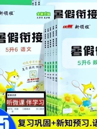 2025新优干线暑假衔接期末拓展训练语文数学英语暑假作业课本同步#每天学习一点点 #学习 #暑假衔接#课本同步 #每日提升 #