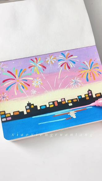 2026的第一场烟花,我用画笔提前安排上啦🎇
🖊️:初描丙烯马克笔
#烟花 #2026年 #丙烯马克笔#简笔画教程#小熊软糖手绘
