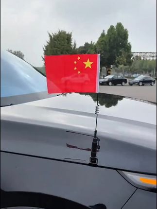 再过几天会看到满大街的红旗飘飘每个车上都有五星红旗 国庆节不挂个小红旗我都不好意思出门#红旗 #国庆 #祖国强大 #我爱我的祖国 #五星红旗迎风飘扬