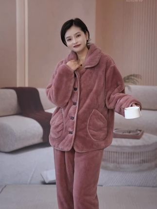#创作灵感#睡衣家居服#女装#保暖又好看 #加绒加厚保暖