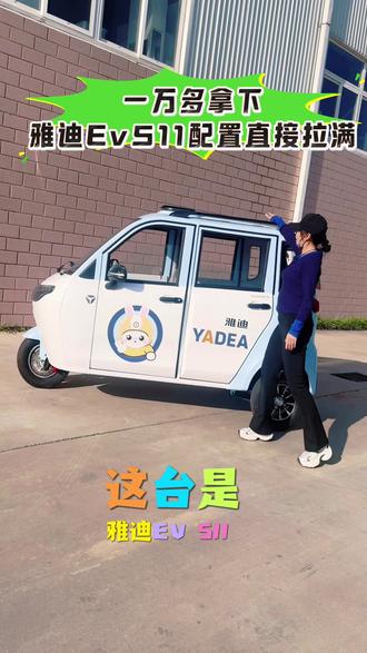 #全封闭小三轮 #三轮车老年代步车 #雅迪#Ev511
