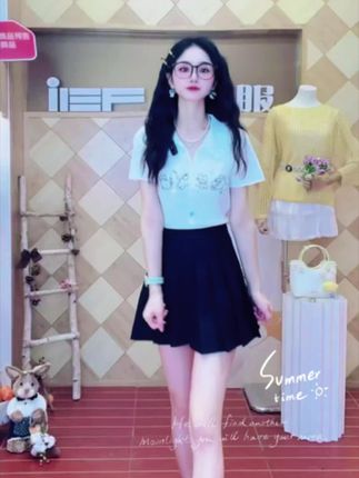 IEF/爱依服 夏秋通勤必备百褶裙 ✨#百褶裙推荐 #ootd每日穿搭 #少女感ootd #百褶裙 #百搭半裙
