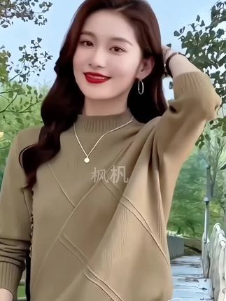纯100羊绒衫时尚2025秋冬新款中年女士妈妈洋气针织衫半高领毛衣9月27#减龄气质 #减龄显瘦穿搭 #时尚气质穿搭 #减龄显瘦 #女装穿搭