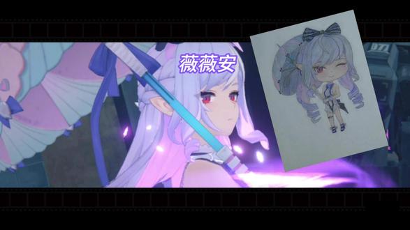 Q版薇薇安【上】 #手绘 #绘画过程 #Q版 #薇薇安 #绝区零