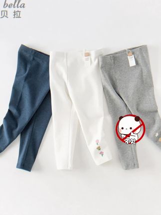 #戴维贝拉女童打底裤#儿童洋气裤子#宝宝婴儿休闲长裤#宝宝打底裤@巨量千川