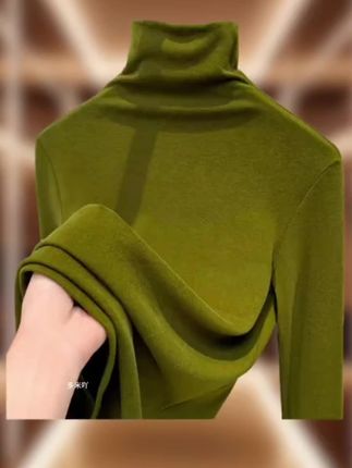 #秋冬穿搭 #时尚打底衫 #长袖t恤 #保暖舒适 #高领打底衫