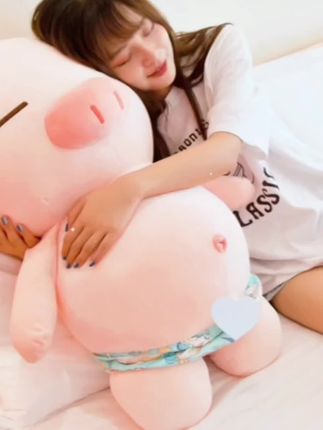 #无限回购的宝藏单品 #粉皮猪猪抱枕#也太可爱了吧 #少女心爆棚 #送女孩子礼物 @DOU+上热门 @DOU+小助手 @粉丝朋友