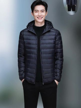 【序世保罗】男女同款加厚秋冬季加大口袋新款外套连帽立领轻薄棉服#男士外套#穿搭#轻薄棉服#男女同款