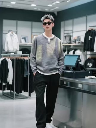 #针织衫 #男生穿搭 #ootd穿搭 #穿出自己的风格 #潮男穿搭