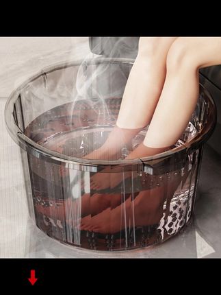 泡脚桶家用加高加深按摩洗脚桶加厚透明高颜值轻奢过膝大号足浴盆 #洗衣桶 #泡脚桶 #足浴盆 #洗脚桶 #结实耐用