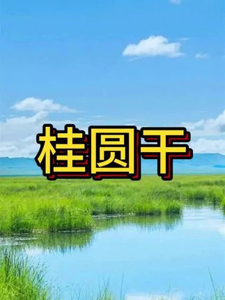 桂圆干,壳薄肉厚