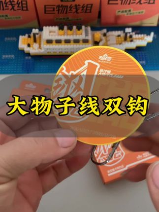 长子线,钓大鱼,守巨物安排#强烈推荐 #鱼钩 #大物子线双钩