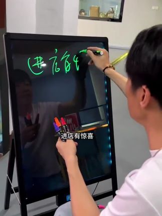发光小黑板手写广告牌展示牌闪光字充电夜市摆摊店铺用商用门口宣#发光小黑板 #门头招牌 #广告牌