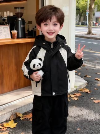 #晒晒我的秋日穿搭#秋冬才是复古感穿搭的主场#男童穿搭 #骗你生儿子 #秋季彩色系穿搭测评@抖加🔥上热门🔥dou+🔥热点宝 @热点宝 @DOU+上热门 @抖音小助手