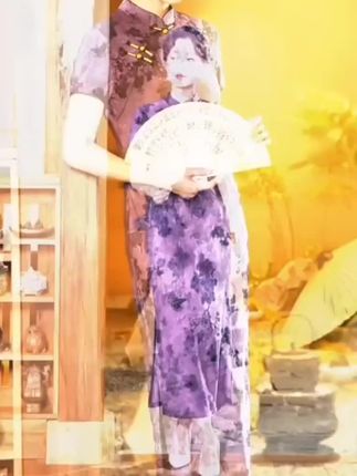 优雅新中式提花旗袍 #穿出自己的风格自信 #形象管理技巧 #夏天记得穿出自己的风格 #时尚博主穿什么 #休闲又百搭