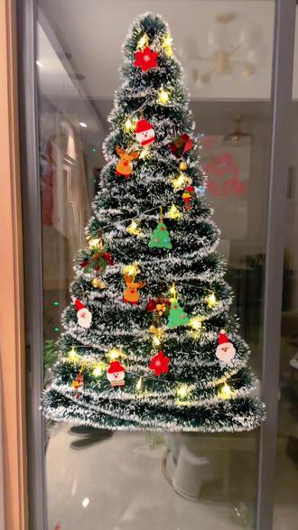 自己动手玻璃圣诞树🎄轻松拿捏圣诞氛围感#圣诞节的仪式感 #圣诞树 #圣诞节的氛围感来了