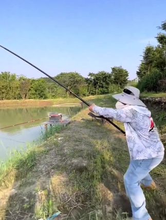 #户外钓鱼 #大物竿#巨物竿 #钓大鱼的方法和技巧