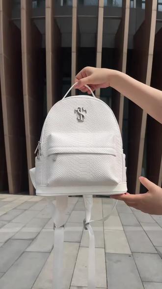 STK 破茧成蝶双肩包背包基础双肩包stk蛇纹压花背包