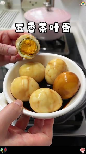 电饭煲做茶叶蛋,太方便了!茶香入味,沙沙糯糯的~孩子吃了一个又一个!#茶叶蛋 #早餐