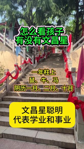 #家长必读 怎样看孩子的文昌星