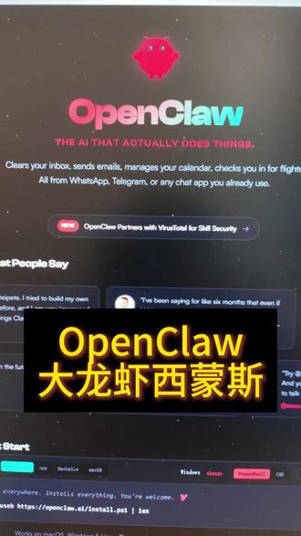 OpenClaw大龙虾西蒙斯 #OpenClaw #大龙虾Agent #ai新星计划 #西蒙斯