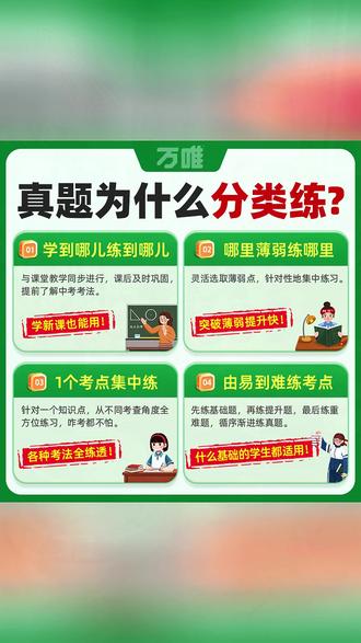 万唯中考真题分类初中语数英物化道历地生中考复习刷题初三备考#万唯中考 #中考真题 #初三备考 #中考复习 #刷题资料