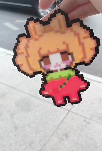 我愿意花1小时40分钟为你做拼豆.#拼豆豆 #小蕃茄