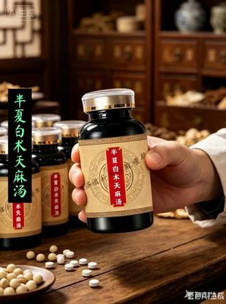 北京同仁堂半夏白术天麻l汤传统工艺浓缩丸颗粒买2送1药食同源 20