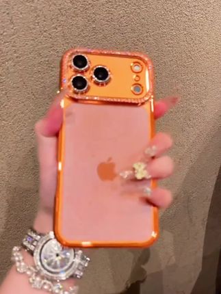 轻奢满钻边点缀背部透明上机效果更显贵气~自带镜头膜保护设计➕底部一体防尘网设计尊嘟好安心☝️#苹果17手机壳 #iphone17promax手机壳 #苹果17开箱#手机壳网红高级感 #苹果手机壳