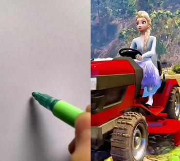 小青蛙 呱呱呱#简笔画